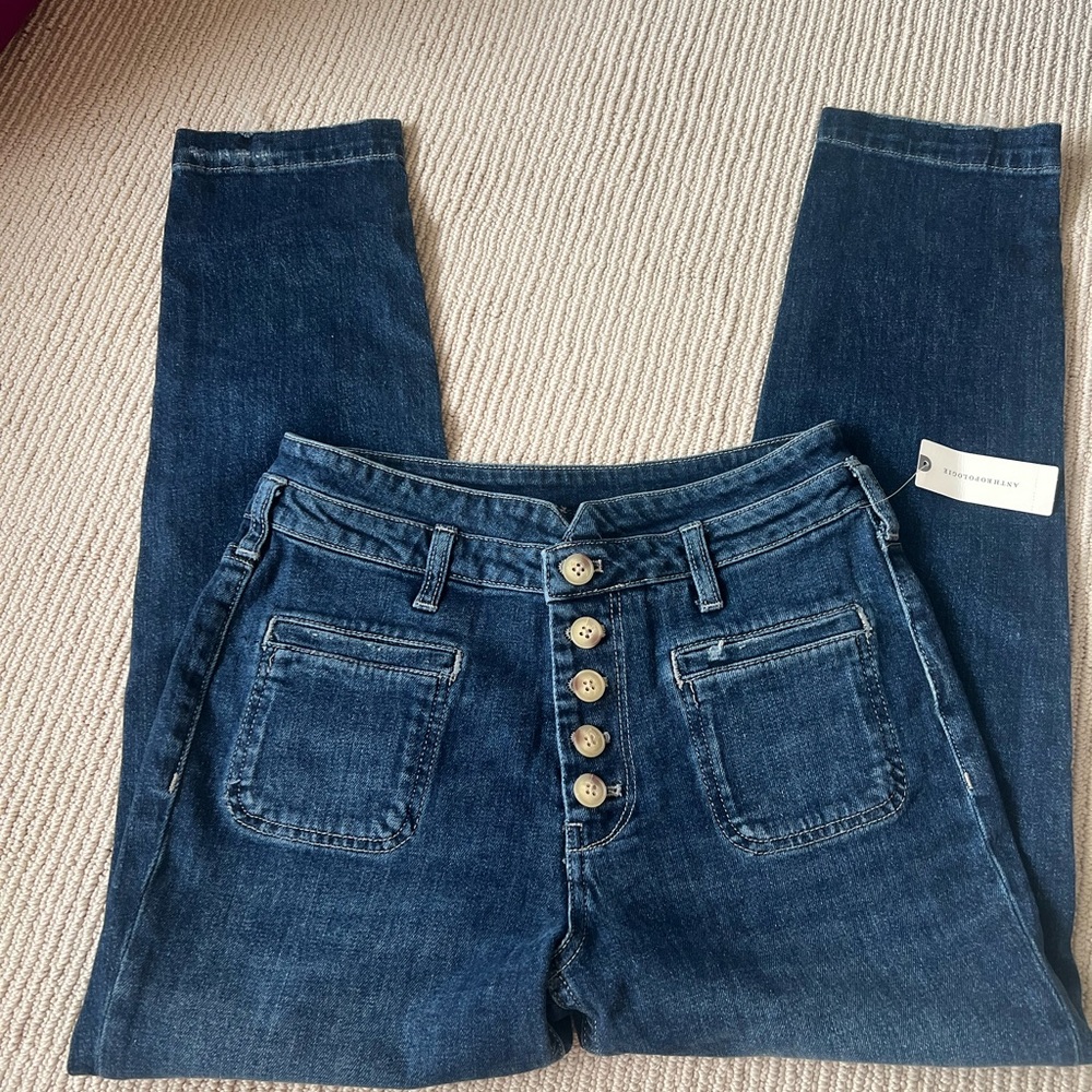 Pilcro and the Letterpress High Rise Slim Denim Size 26